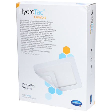 HydroTac® comfort pansement en mousse 15 x 20 cm (10 pièces)