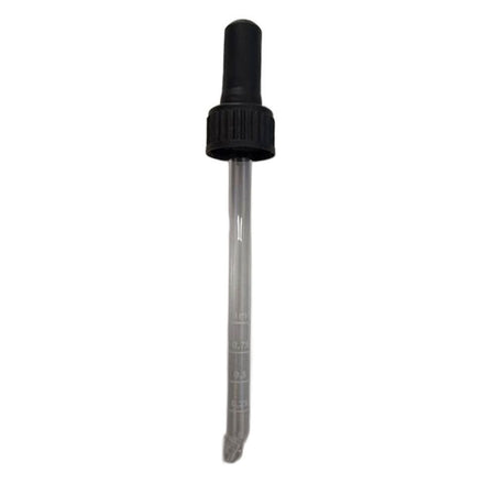 Pipette compte-gouttes graduée 105 mm pour flacons de 100 ml