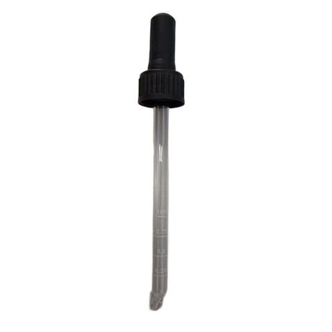 Pipette compte-gouttes graduée 105 mm pour flacons de 100 ml