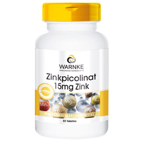 Picolinate de zinc 15 mg comprimés (60 pièces)