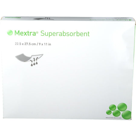 Mextra Superabsorbent pansement 22,5 x 27,5 cm (10 pièces)