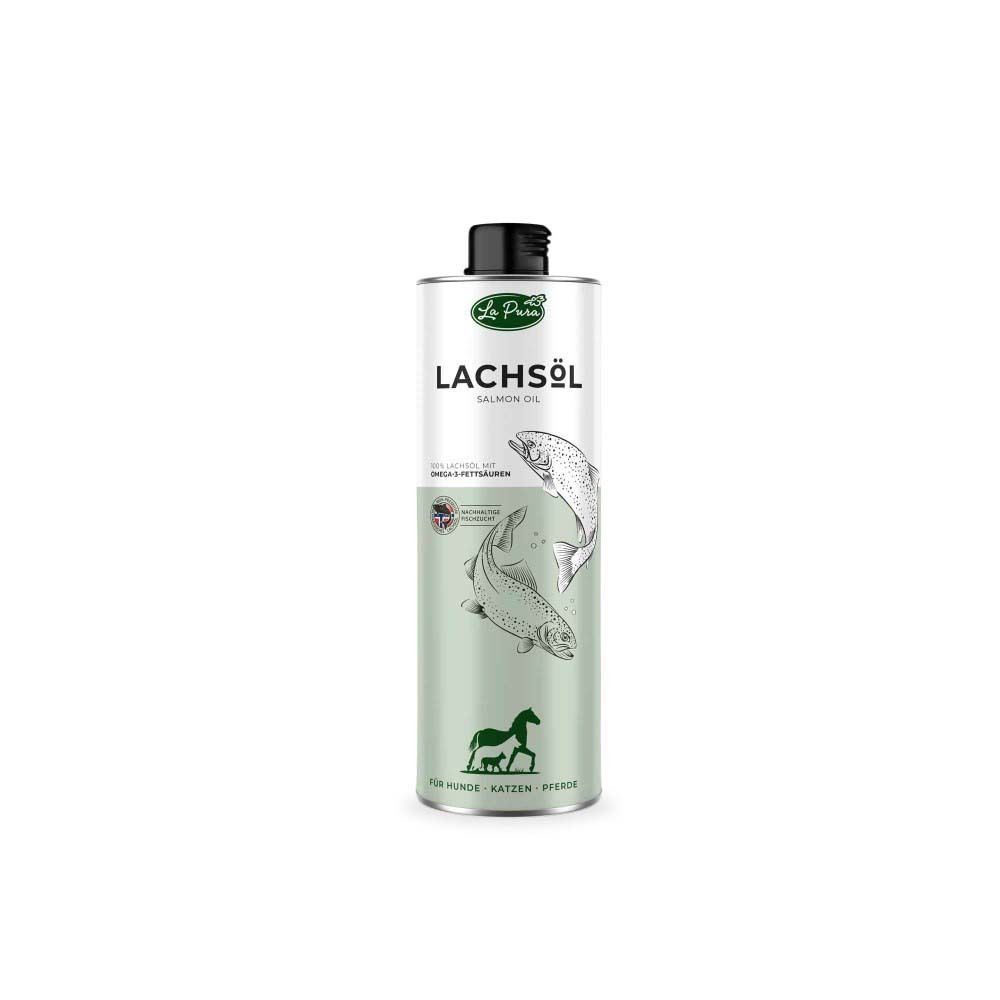 La Pura huile de saumon avec oméga-3 (1 l)