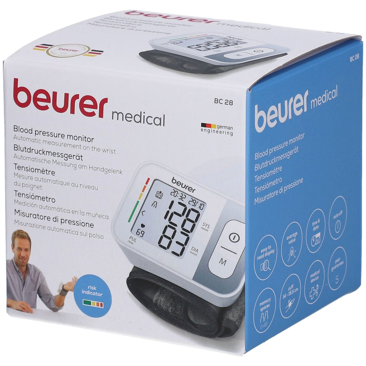 beurer tensiomètre au poignet BC28 (1 pièce)