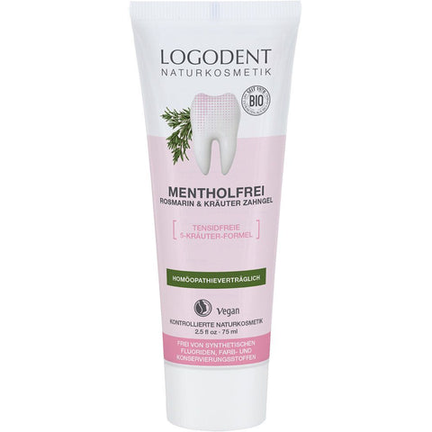 LOGODENT gel dentaire au romarin sans menthol (75 ml)