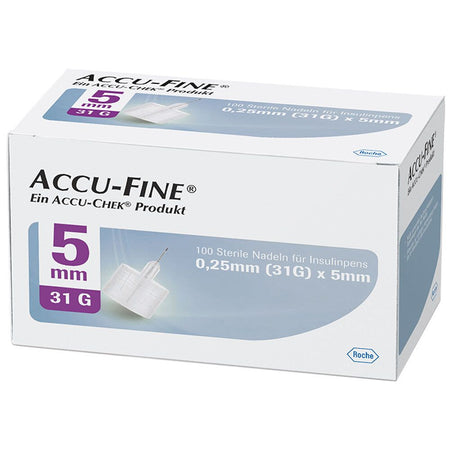 ACCU FINE® aiguilles stériles 5 mm (31G) (100 pièces)