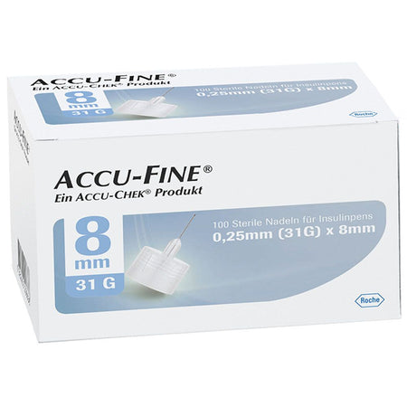 ACCU-FINE® aiguilles stériles 8 mm (31G) (100 pièces)