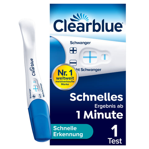 Clearblue Rapid Pregnancy Test - from 1 minute (1 piece)