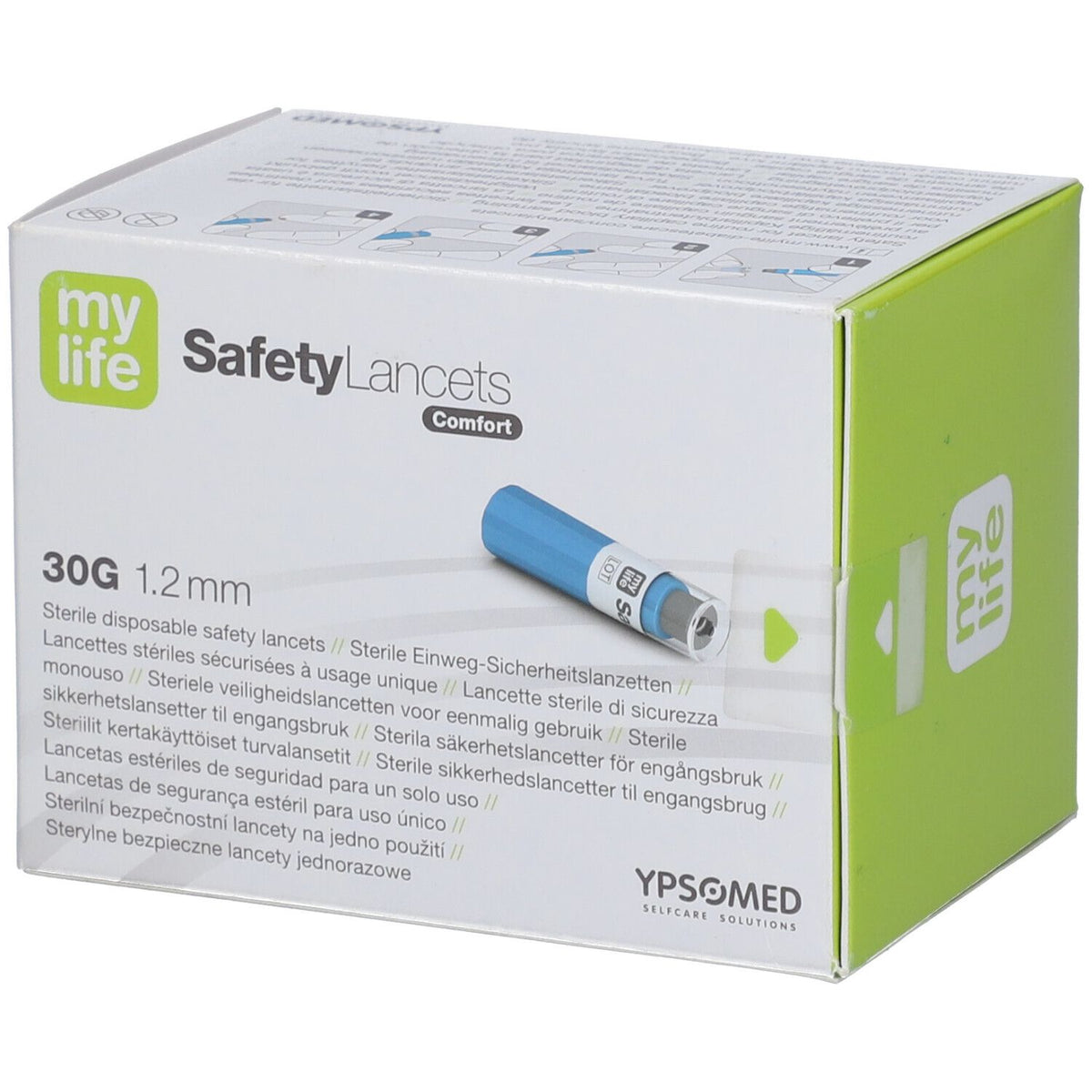 mylife SafetyLancets Comfort lancettes de sécurité 30G 1,2 mm (100 pièces)