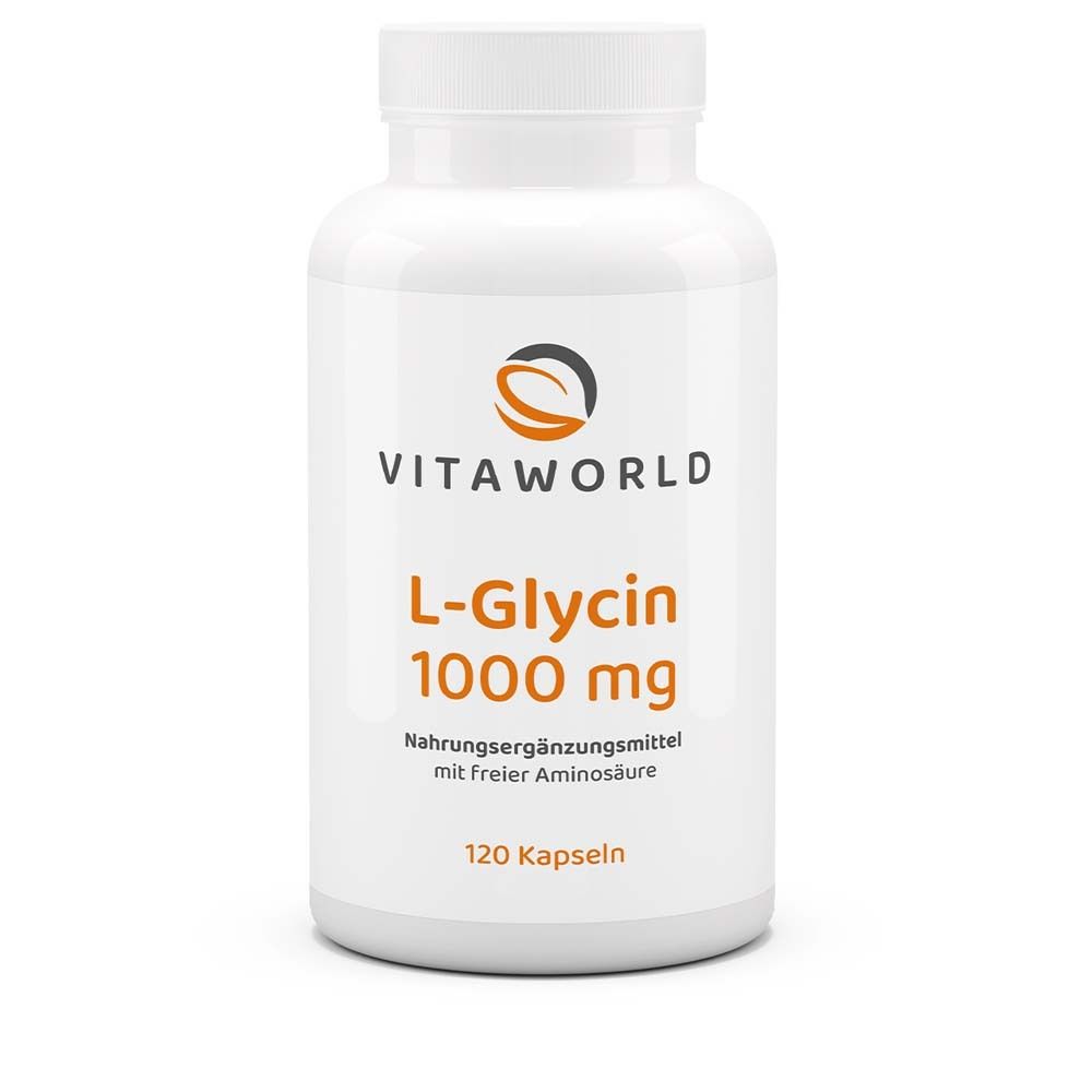 VitaWorld L-glycine 1000 mg (120 gélules)
