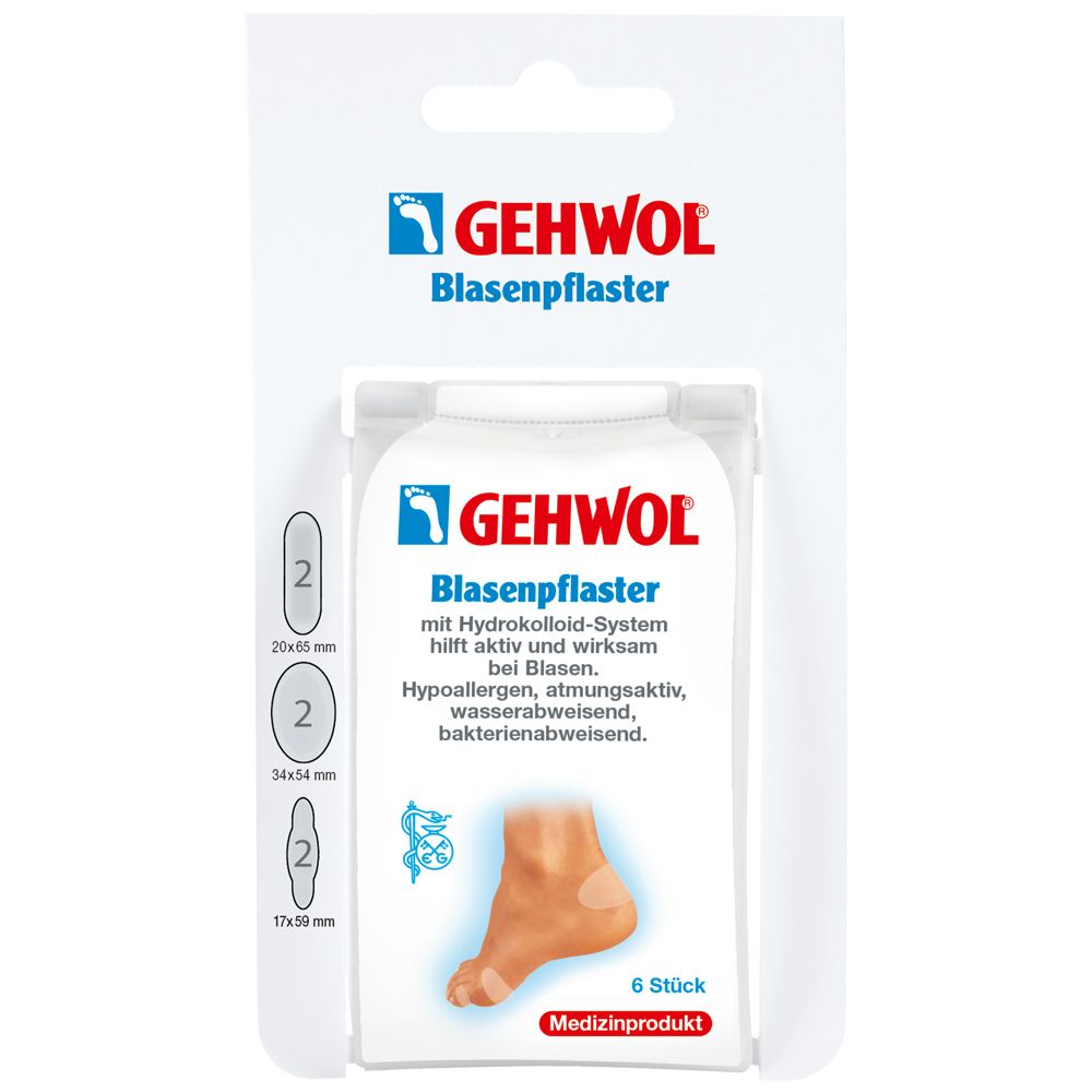 GEHWOL Pansement pour ampoules avec système hydrocolloïde (6 pièces)