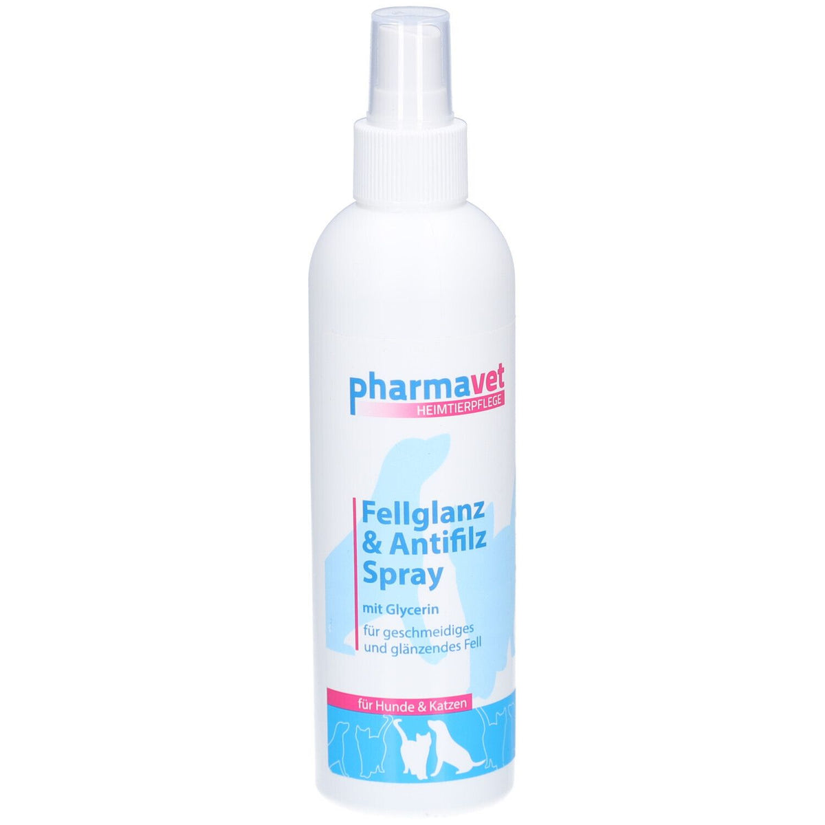 pharmavet Soins pour animaux de compagnie Spray brillance du pelage & anti-filage (250 ml)