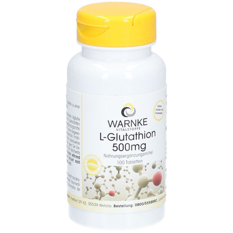 Warnke L-Glutathion 500 mg comprimés (100 pièces)