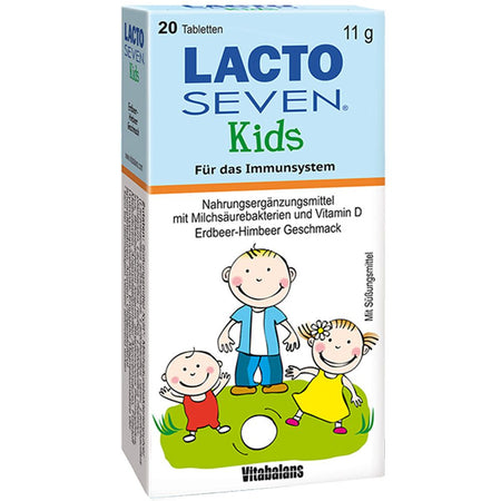 Lacto Seven Kids fraise-framboise (20 pièces)
