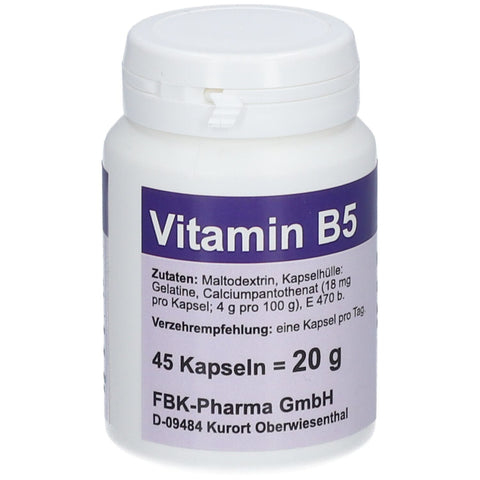 FBK-Pharma Vitamin B5 capsules (45 pieces)