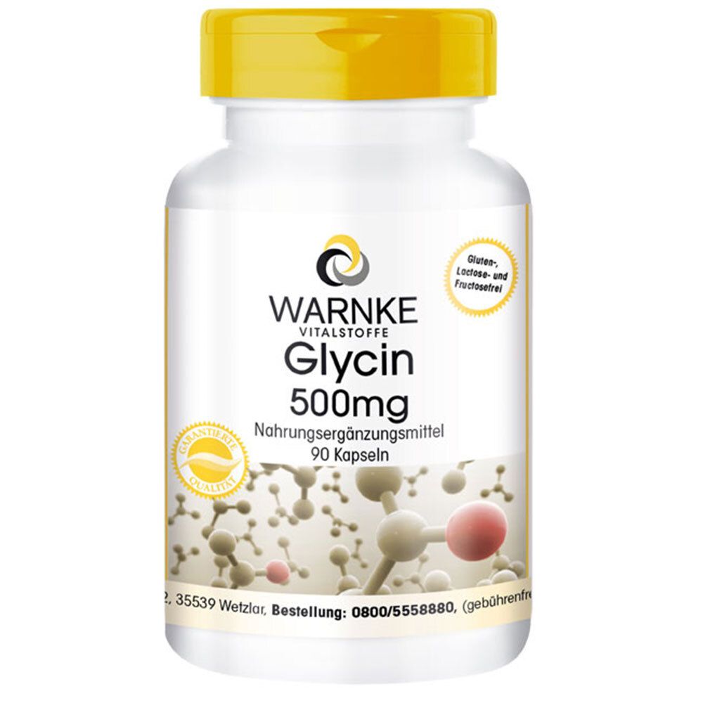 Warnke Glycine 500 mg (90 gélules)