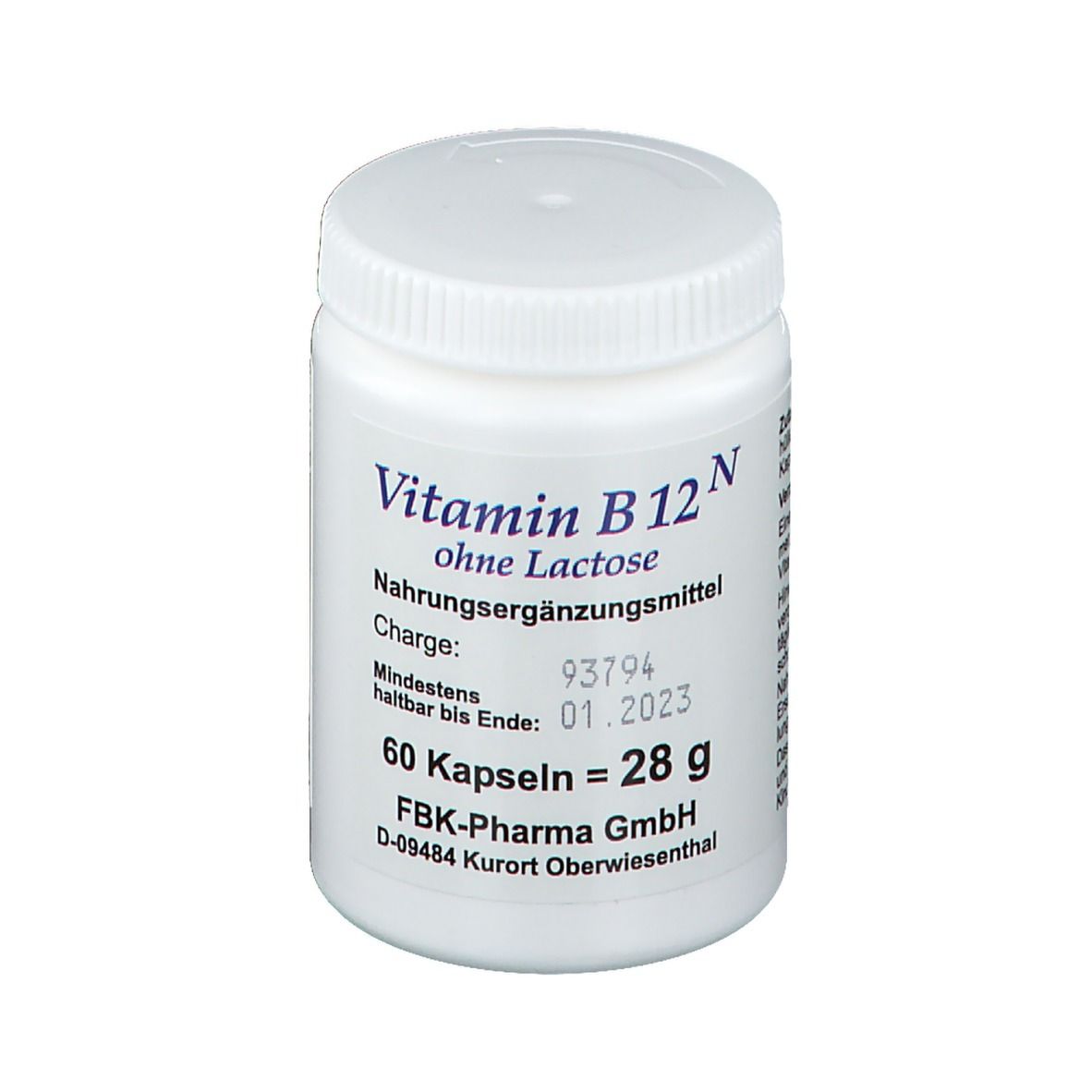 Vitamin B12 N — 60 gélules