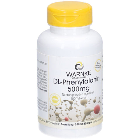 Warnke DL-phénylalanine 500 mg (100 comprimés)