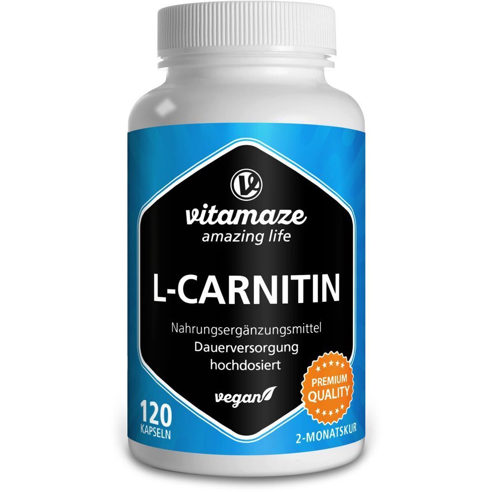 vitamaze L-carnitine 680 mg végétalien (120 pièces)