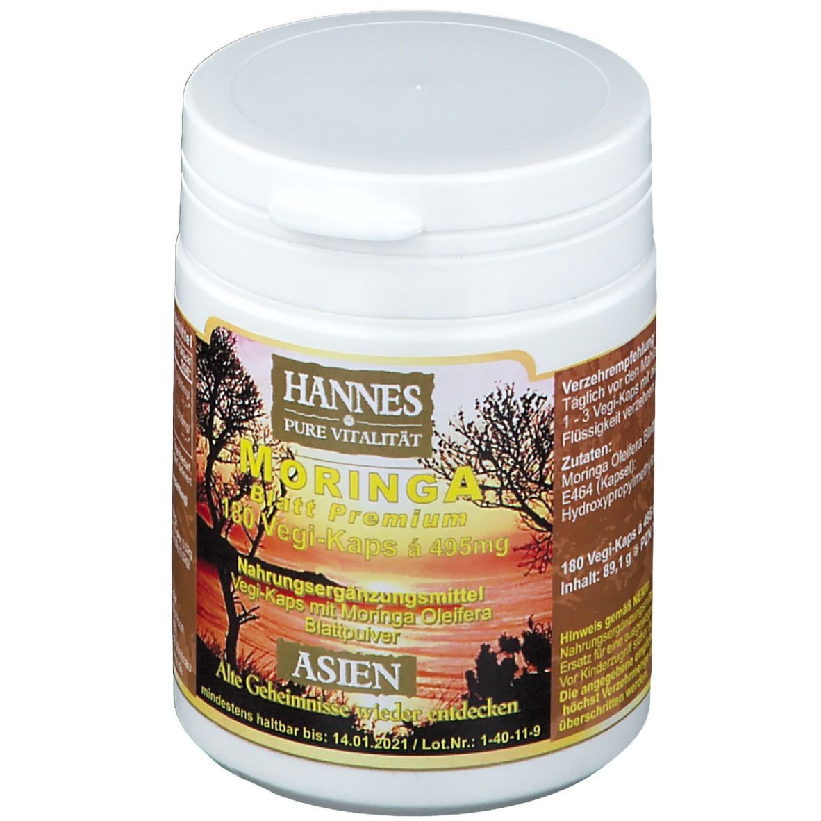 Moringa feuille Premium (180 gélules)