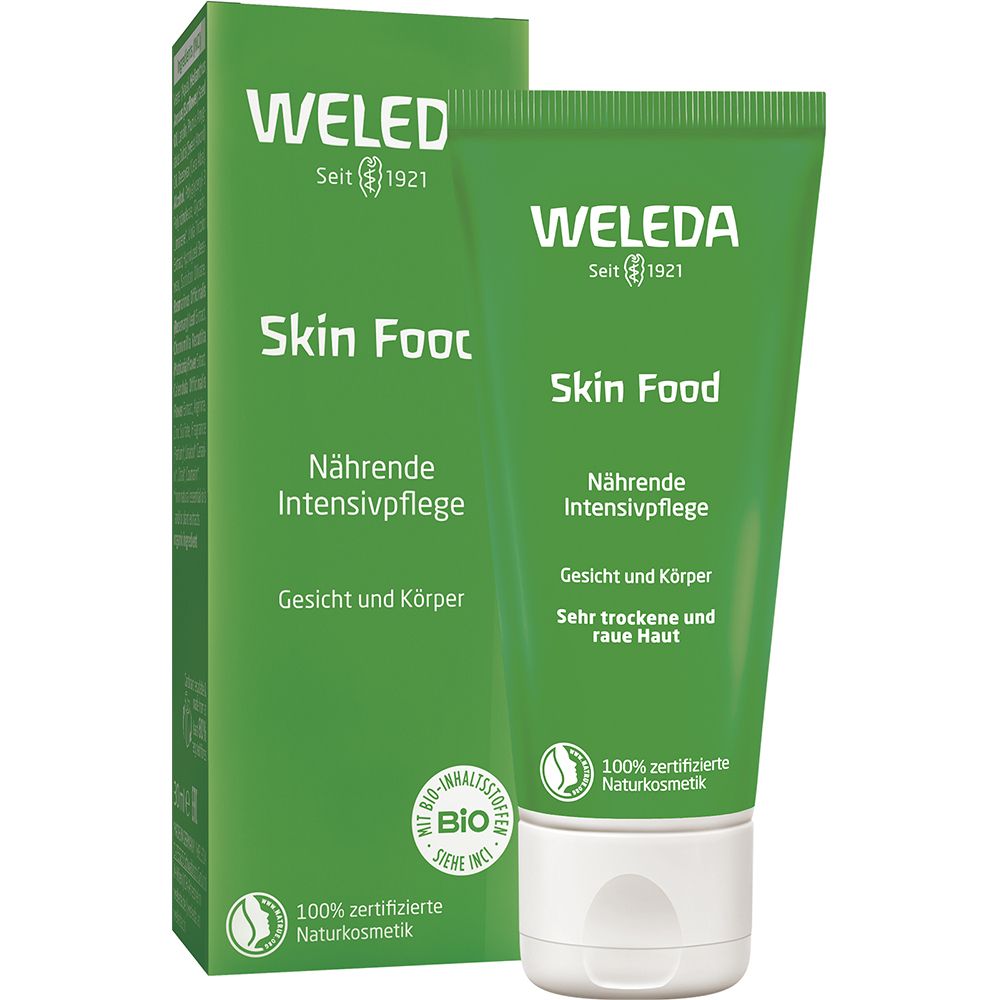 Weleda Skin Food crème de soin intensive pour le visage et le corps, pour peaux sèches, rugueuses et gercées (30 ml)