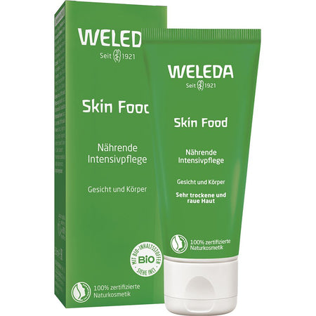 Weleda Skin Food crème de soin intensive pour le visage et le corps, pour peaux sèches, rugueuses et gercées (30 ml)