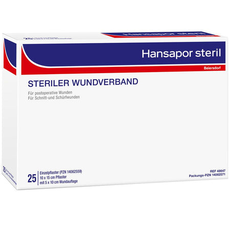 Hansapor pansement stérile 10 cm x 15 cm (25 pièces)