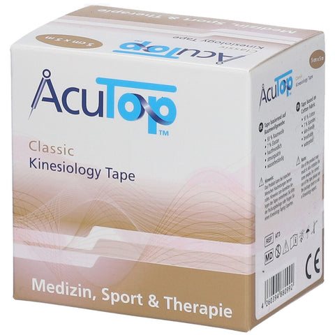 AcuTop® Classic ruban de kinésiologie beige (5 x 5 cm, 1 pièce)