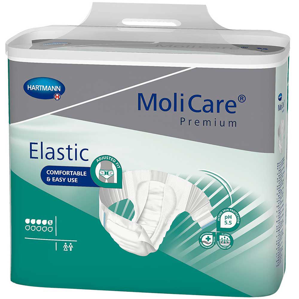 MoliCare Premium Elastic 5 gouttes taille L (30 pièces)