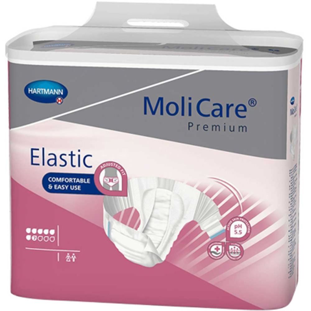 MoliCare® Premium Elastic 7 gouttes taille L (30 pièces)