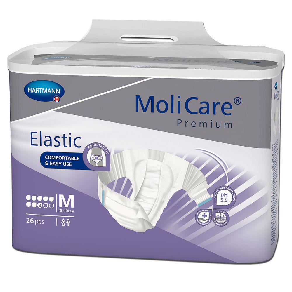 MoliCare Premium Elastic slip d'incontinence taille M (26 pièces)