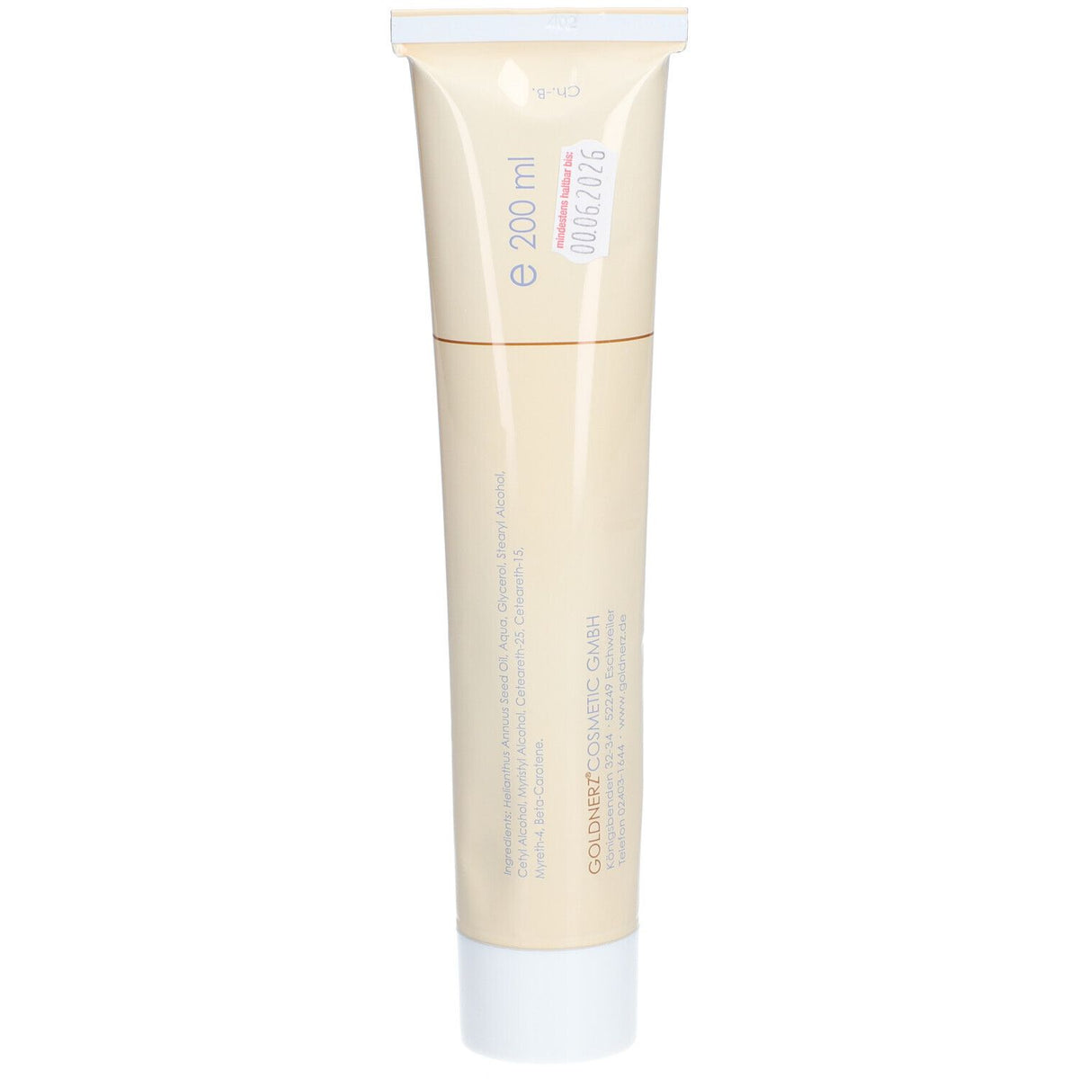 GOLDNERZ® crème de soin sans parfum (200 ml)