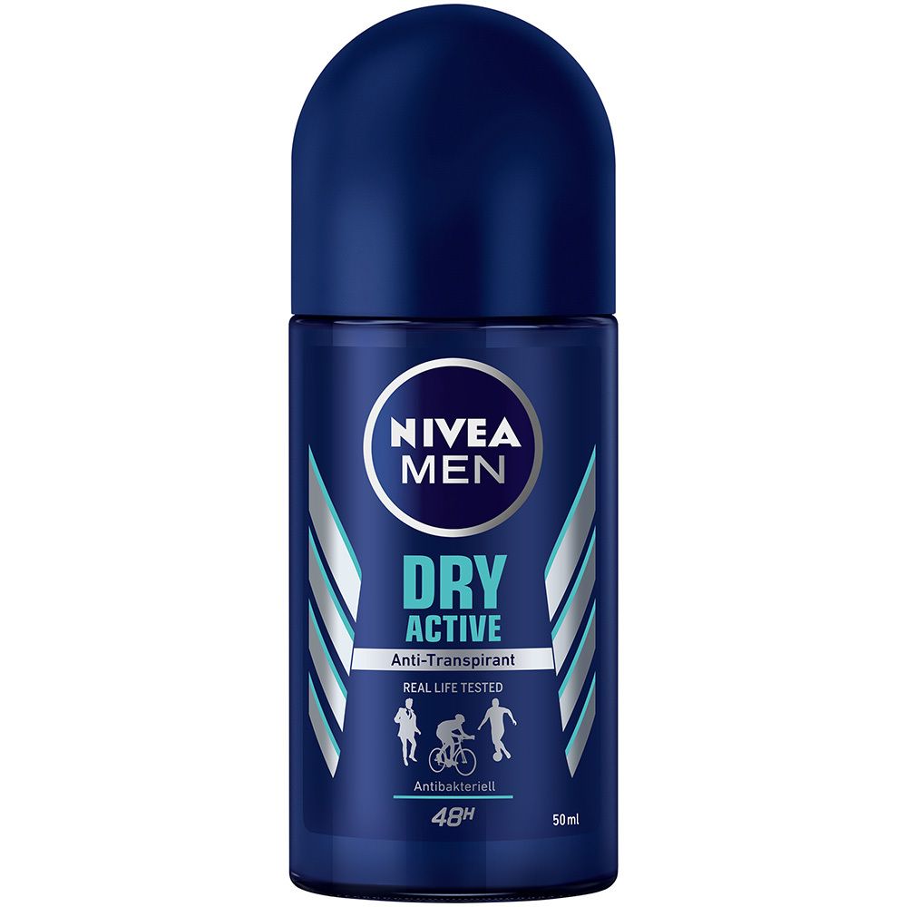 NIVEA® Deo MEN Anti-Transpirant Dry Active Roll-on — 50 ml