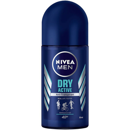 NIVEA® Deo MEN Anti-Transpirant Dry Active Roll-on — 50 ml