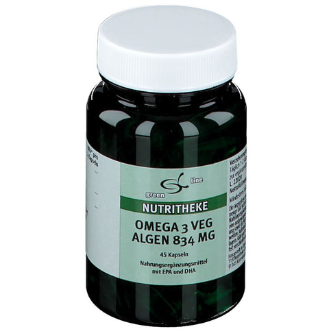 11 A Nutritheke GmbH Omega-3 vegan algae oil 834 mg capsules (45 pieces)