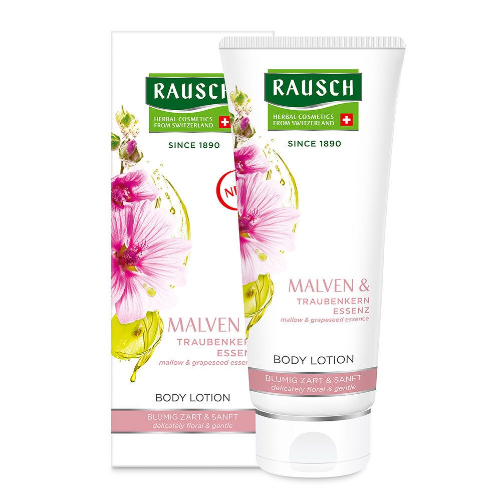 RAUSCH Lotion corps à l'essence de mauve et pépins de raisin (200 ml)