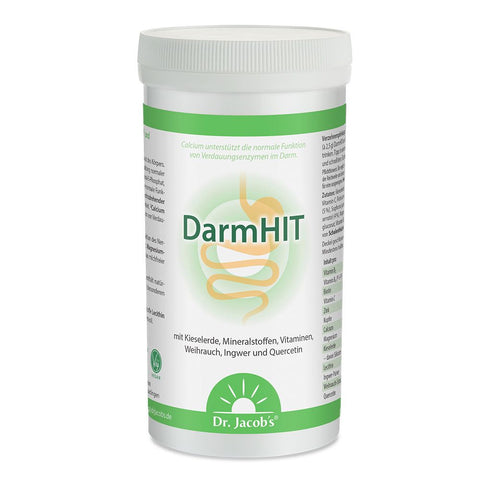Dr. Jacob's DarmHIT silice, encens, quercétine, curcuma (210 g)