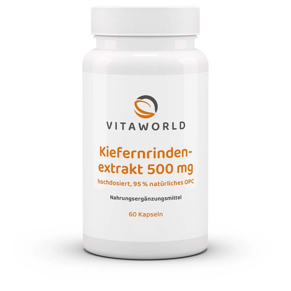 VitaWorld extrait d'écorce de pin 500 mg (60 gélules)