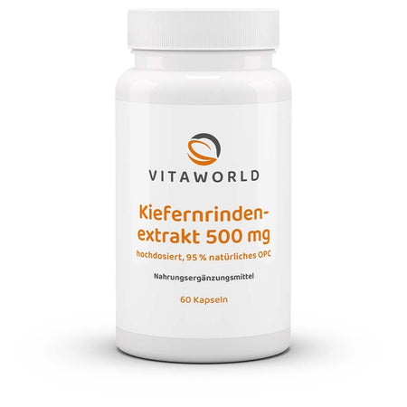 VitaWorld extrait d'écorce de pin 500 mg (60 gélules)