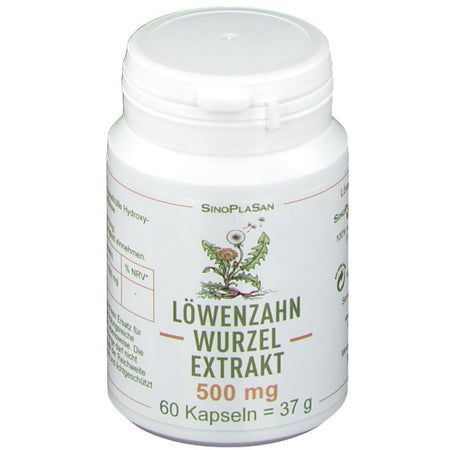 SinoPlaSan Extrait de racine de pissenlit 500 mg (60 pièces)