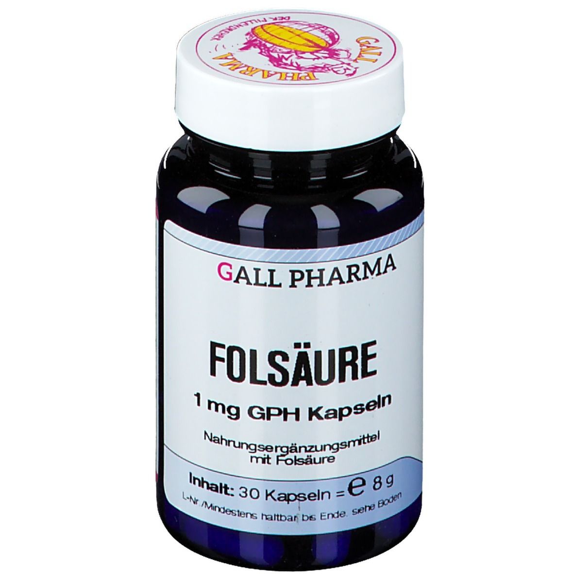 Gall Pharma acide folique 1 mg GPH gélules (30 pièces)