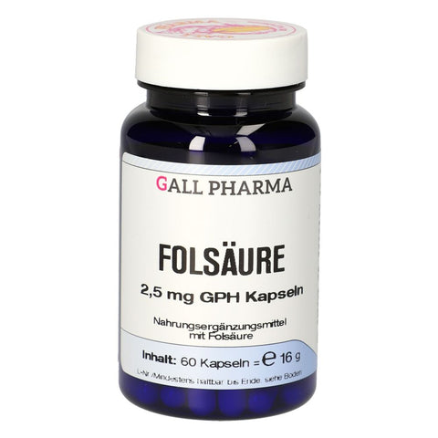 Acide folique 2,5 mg GPH gélules (60 pièces)