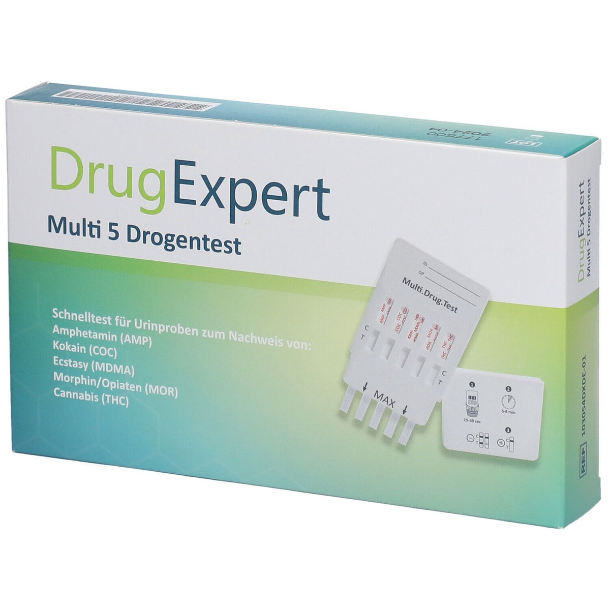 DrugExpert Multi 5 test de dépistage de drogues (1 pièce)