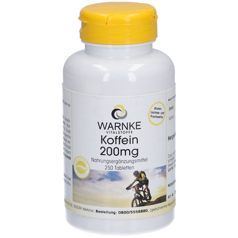 Warnke Caféine 200 mg (250 comprimés)