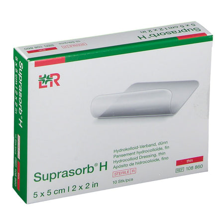 Suprasorb® H pansement hydrocolloïde fin 5 x 5 cm — 10 pièces