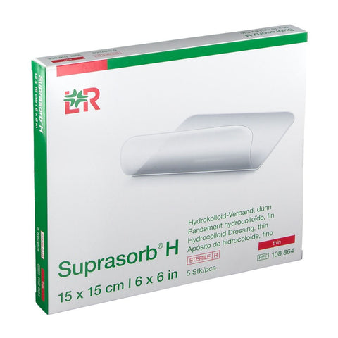 Suprasorb® H pansement hydrocolloïde sacrum (15 x 15 cm, 5 pièces)