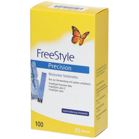 FreeStyle Precision bandelettes de test de glycémie (100 pièces)