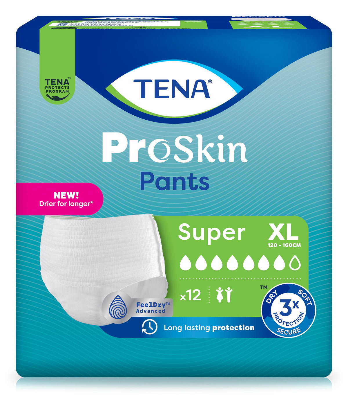 TENA pants Super culottes taille XL (12 pièces)