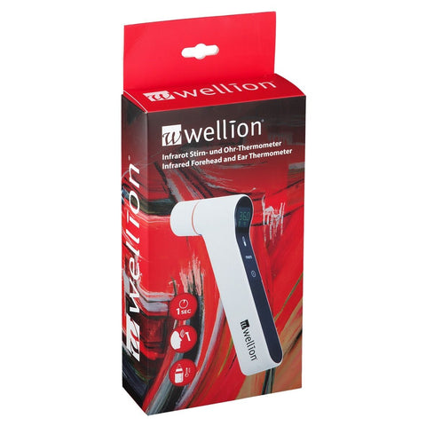 WELLION thermomètre infrarouge frontal et auriculaire (1 pièce)