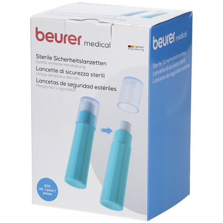 Beurer lancettes de sécurité 28 G (200 pièces)