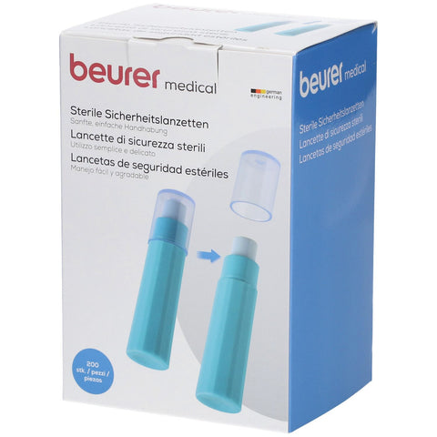 Beurer lancettes de sécurité 28 G (200 pièces)